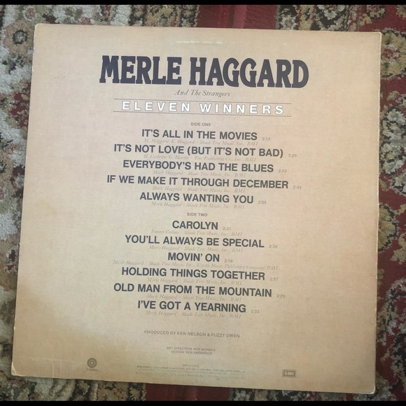 Merle Haggard And The Strangers Eleven Winners Vinyl Record - Picture 2 of 4